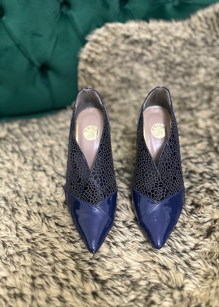 Stiletto lacivert - Görsel 4