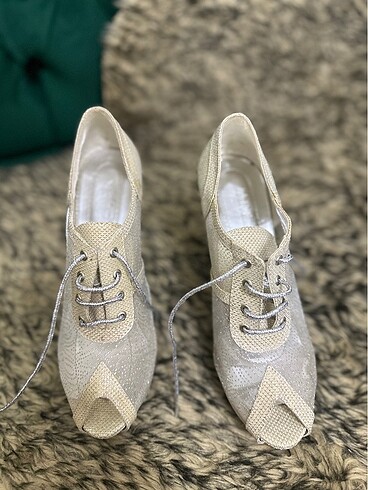 Topuklu abiye ayakkabısı - Görsel 5