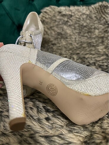 Topuklu abiye ayakkabısı - Görsel 6