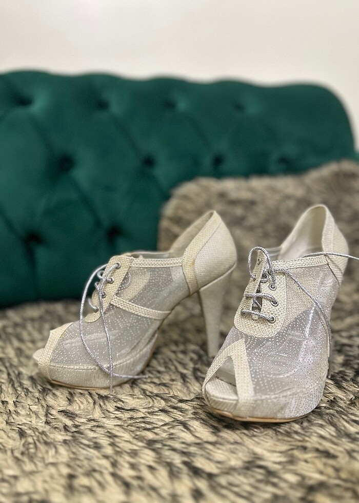 Topuklu abiye ayakkabısı - Görsel 2