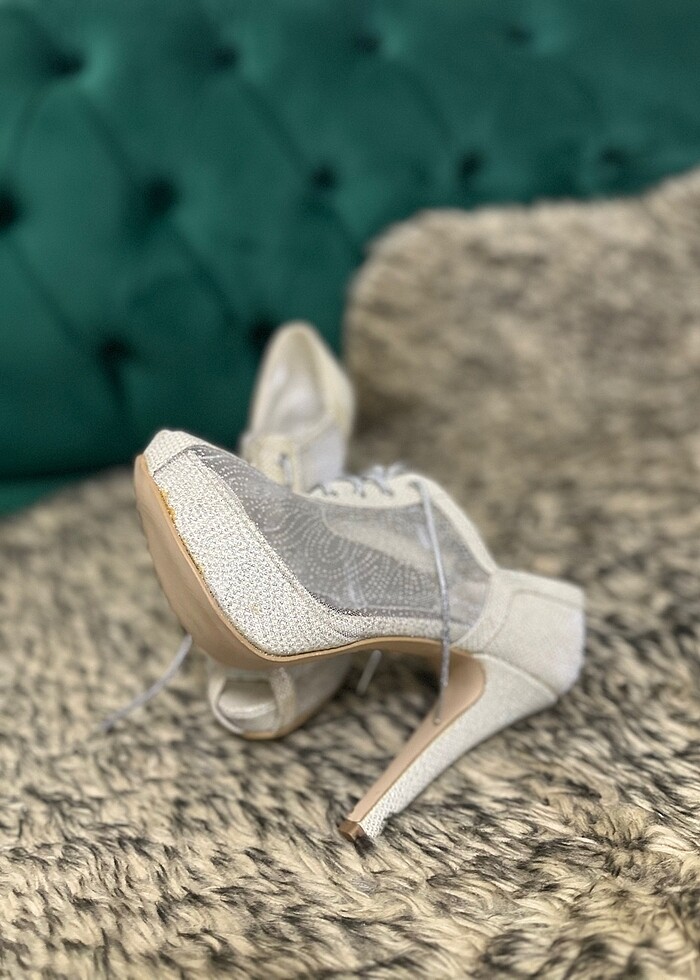 Topuklu abiye ayakkabısı - Görsel 4