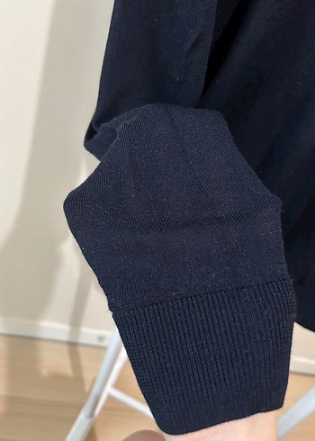 Uniqlo Erkek Lacivert Yün Sweatshirt - Görsel 4