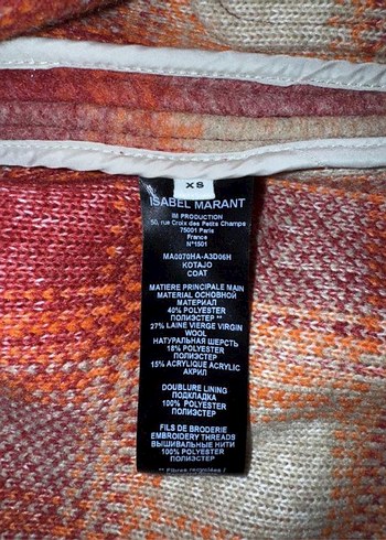 Orijinal Isabel Marant Kaban XS-S - Görsel 4