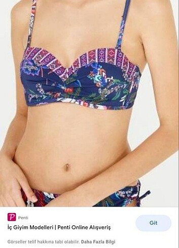 PENTİ PARADISE LOTUS BİKİNİ TAKIM beden 75 C