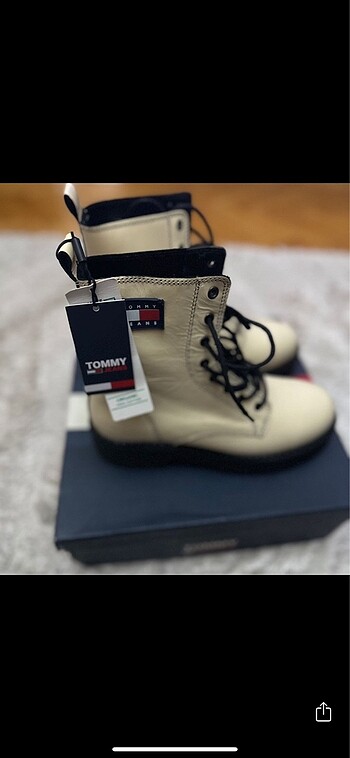 39 Beden ten rengi Renk Tommy Hilfiger Kadın Bot