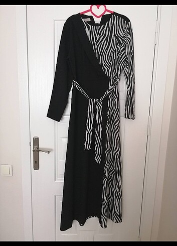 Zebra elbise