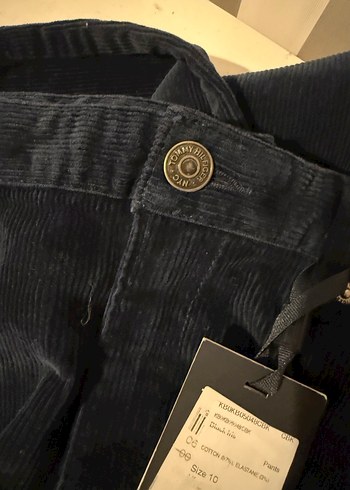 Tommy Hilfiger Tommy hilfiger Lacivert kadife Pantolon