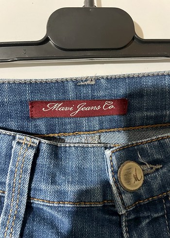 Kadın Mavi  Denim Pantolon - Görsel 2