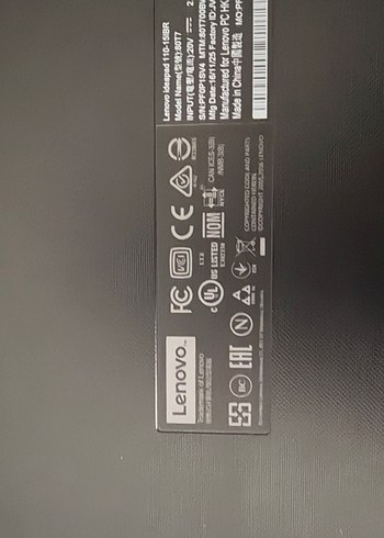 Siyah Lenovo Dizüstü Bilgisayar - Görsel 5