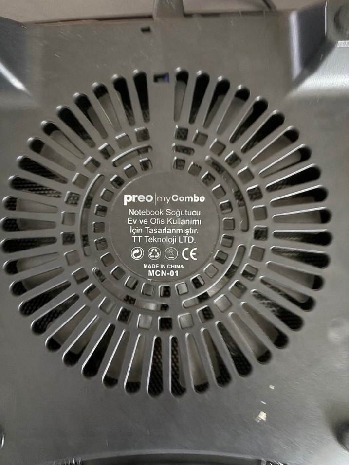 Siyah Dizüstü Soğutucu Fan - Görsel 2
