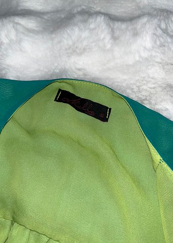 trendyol milla yeşil bluz - Görsel 2