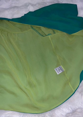 trendyol milla yeşil bluz - Görsel 3