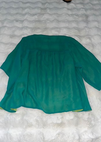 trendyol milla yeşil bluz - Görsel 5