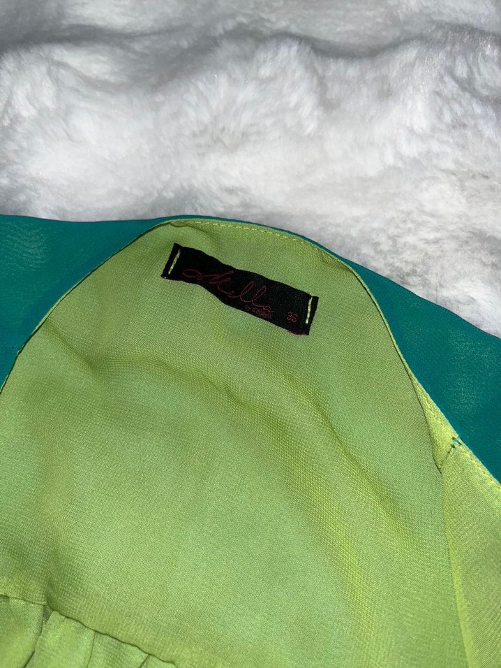 trendyol milla yeşil bluz - Görsel 2