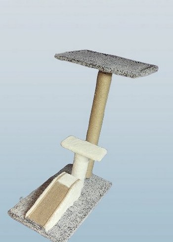 Gri Kedi Tırmalama ve Dinlenme Platformu 60 cm - Görsel 2