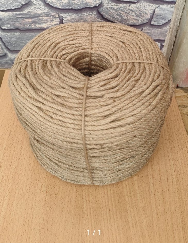 Jüt kendir hasır halat ip 5 mm - Görsel 2