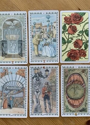  Beden Renk ROMANTIC TAROT KART 78 kart klasik deste