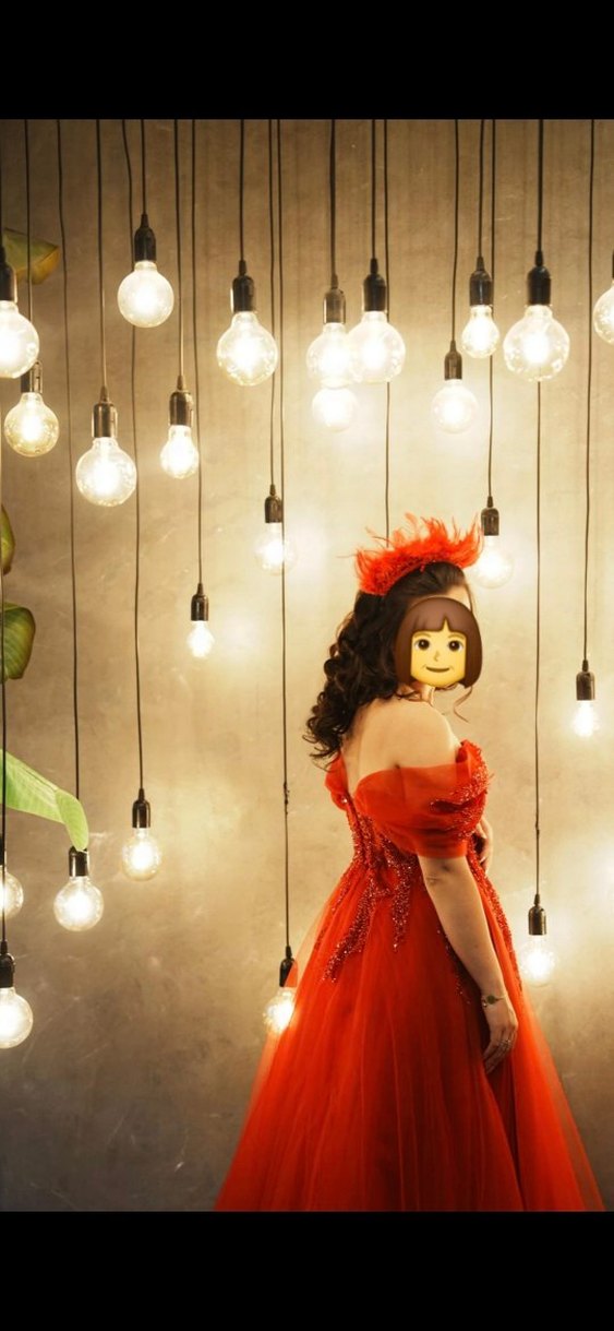 Kırmızı Nişan/Kına Abiye Elbisesi  1 Kez Giyildi - Görsel 4