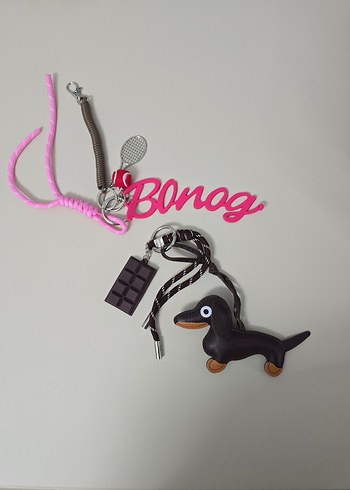 Renkli Kadın Kız Çanta Aksesuarları Charm - Görsel 6