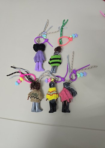 Renkli Kadın Kız Çanta Aksesuarları Charm - Görsel 4