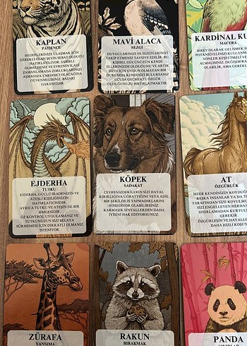 animals Temalı tarot destesi - Görsel 6