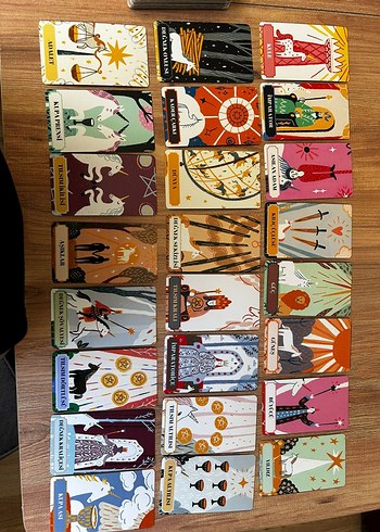 Unicorn Temalı Tarot Kart Destesi - Görsel 4