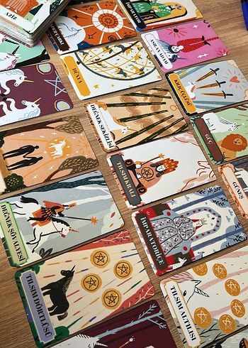 Unicorn Temalı Tarot Kart Destesi - Görsel 6