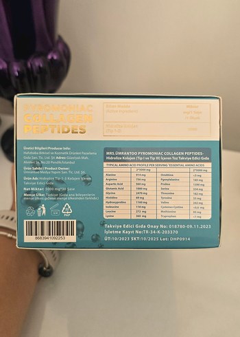  Beden Ümrantoo Promoniac Kollajen Peptid Toner 5000mg
