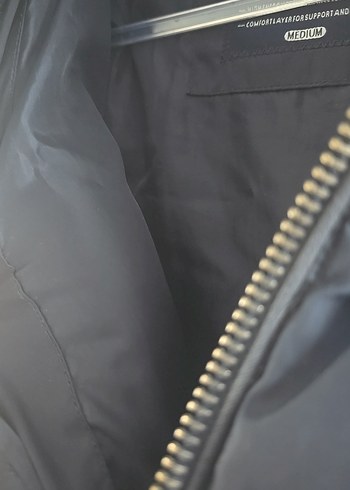 Colins Düğmeli Siyah Kadın Kışlık Mont - Görsel 6