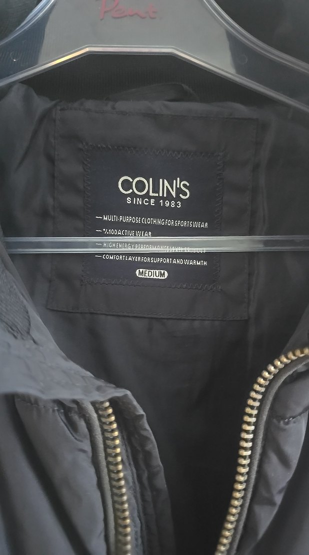 Colins Düğmeli Siyah Kadın Kışlık Mont - Görsel 2