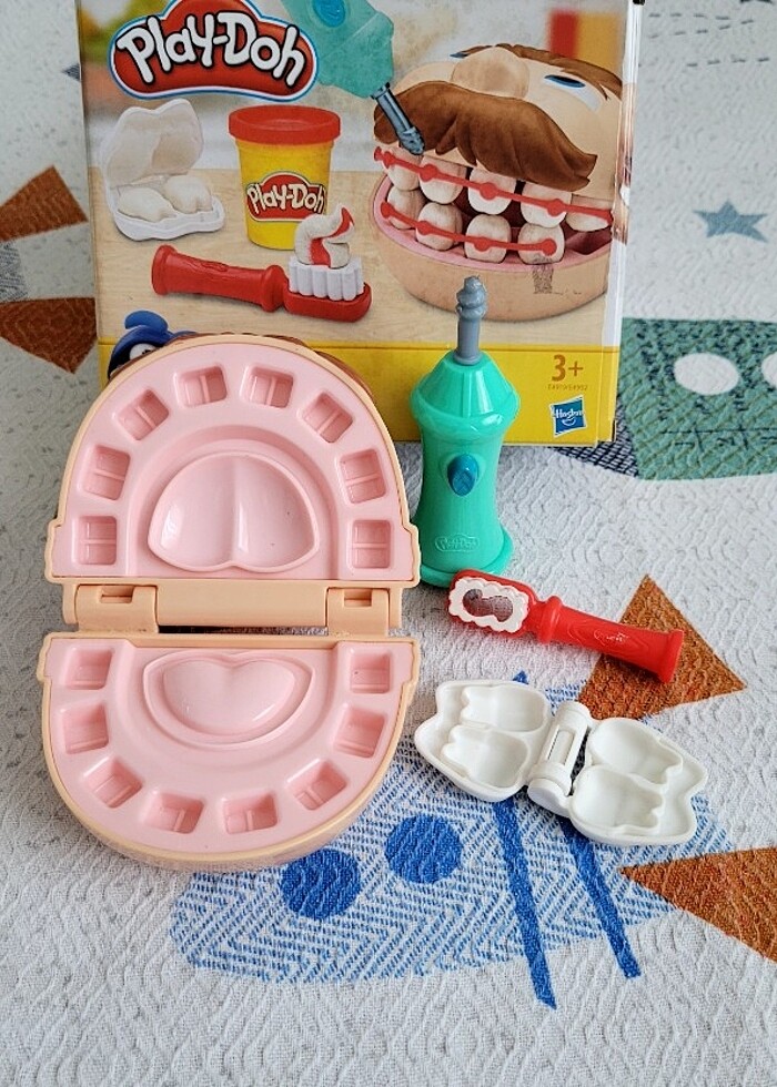 Play Doh Dişçi Seti Mini Boy - Görsel 3