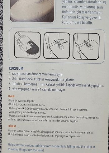 Mycey Klozet Kapağı Kilidi - Görsel 2