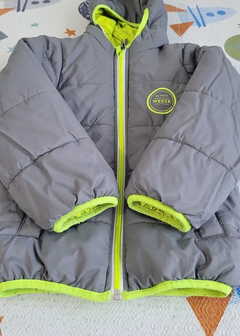 WEDZE ÇOCUK SU GEÇİRMEZ KAYAK MONTU Çift Taraflı Sarı Gri - Görsel 6