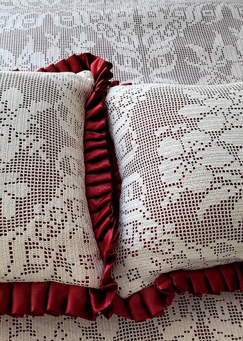 Dantel Saten Kumaşlı Yatak Örtüsü - Görsel 5