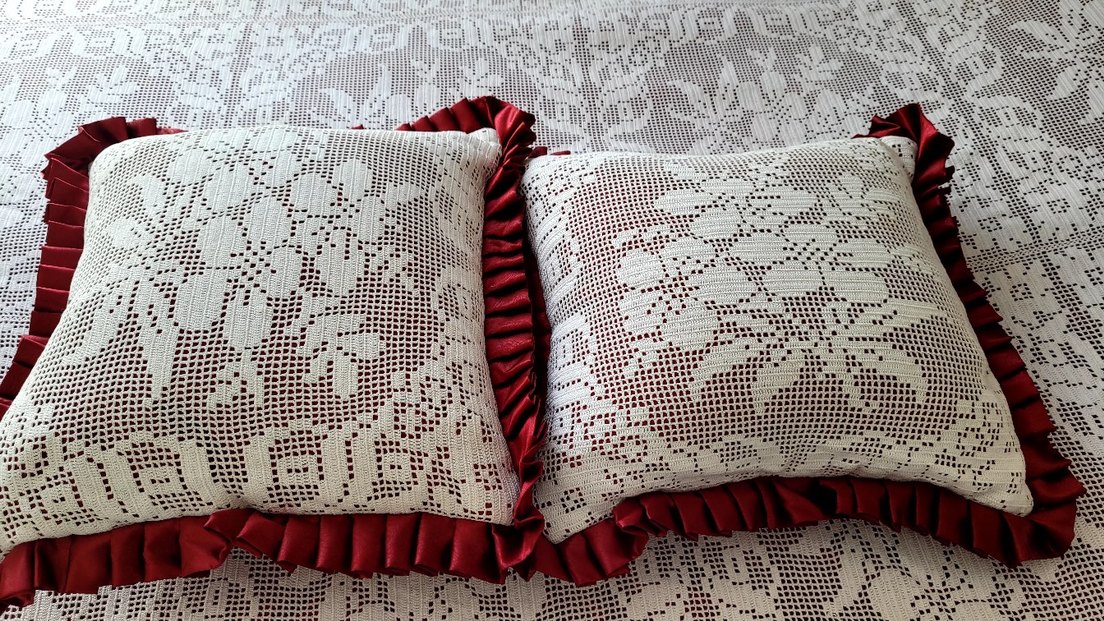 Dantel Saten Kumaşlı Yatak Örtüsü - Görsel 5