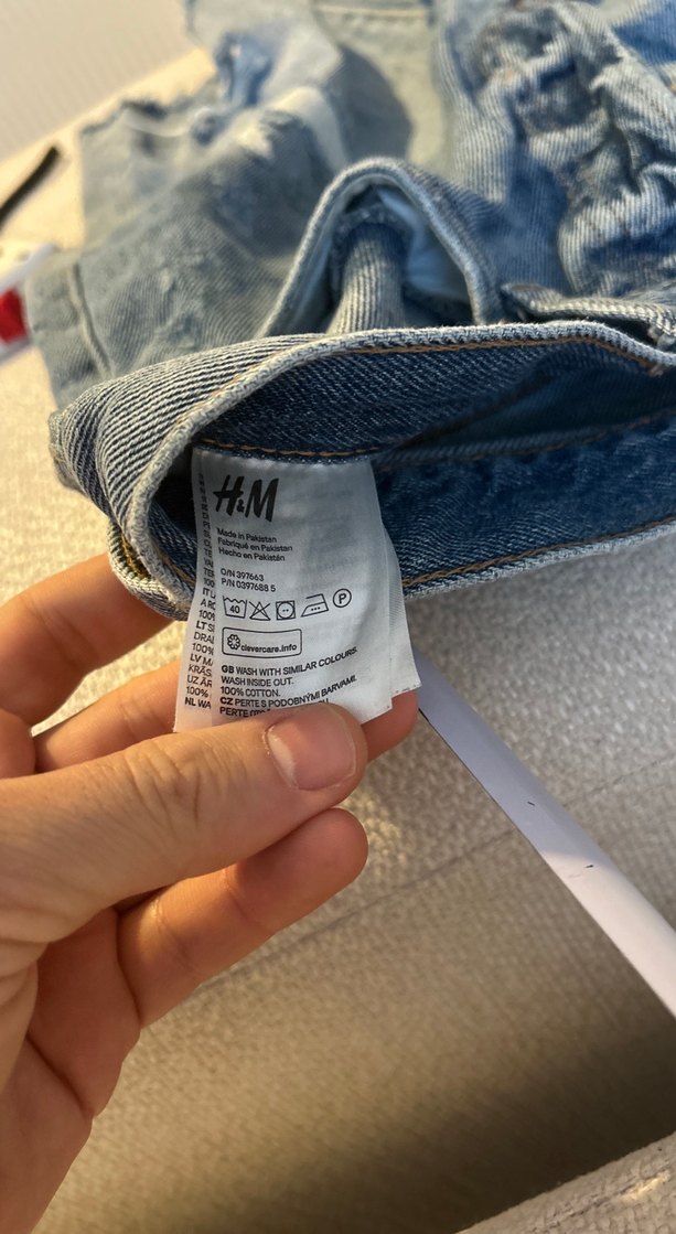 Midi Denim Şort H&M - Görsel 5