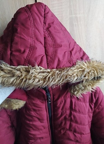 42 Beden Öz narinler tekstil kırmızı mont