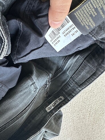 34 Beden Erkek kot pantolon jean