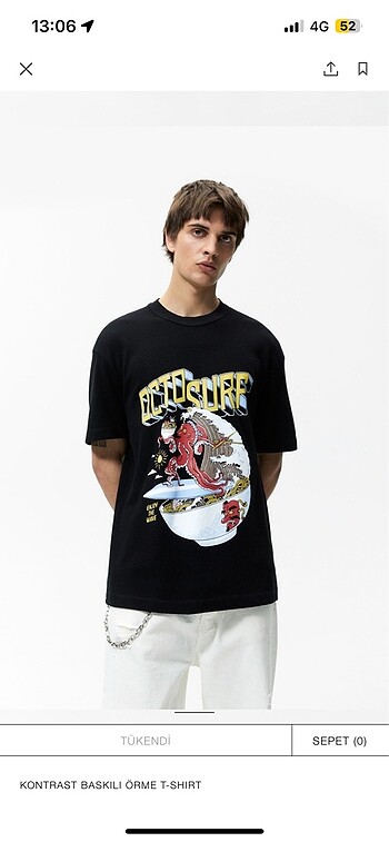 Zara Erkek Tshirt