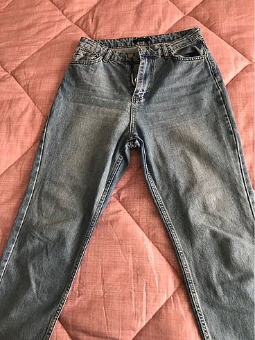 40 Beden mavi Renk Mom jean