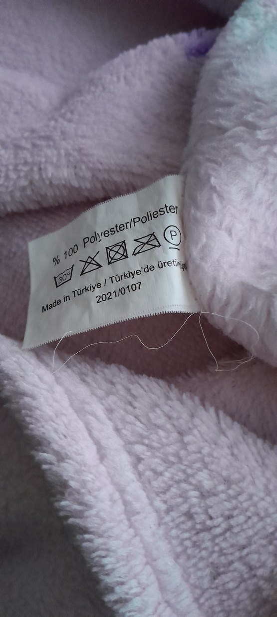 Mor Baskılı Çocuk Battaniyesi - Görsel 4