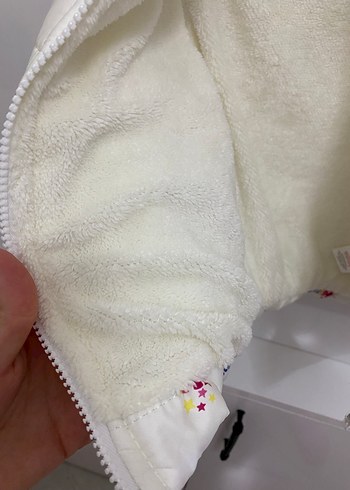 Kız Çocuk Çok Renkli Desenli Fermuarlı Yelek - Görsel 3