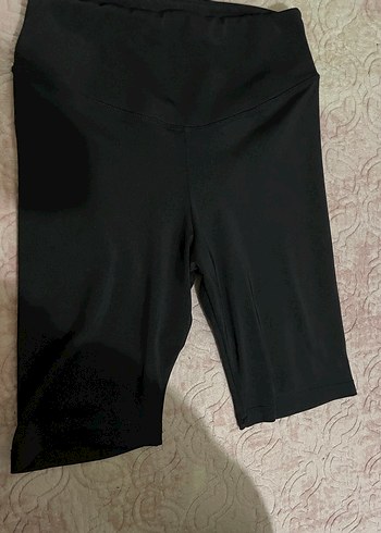 Siyah tayt şort - Görsel 3