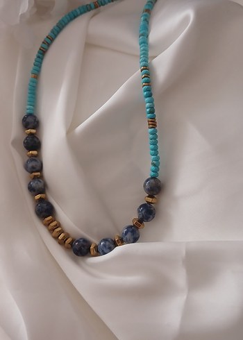 Beden turkuaz Renk blue kolye