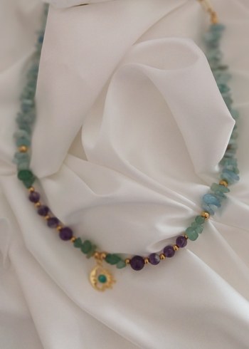 aventurintaşı bohem kolye - Görsel 4