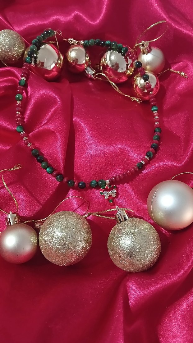 Yeniyıl doğaltaş kolye - Görsel 3