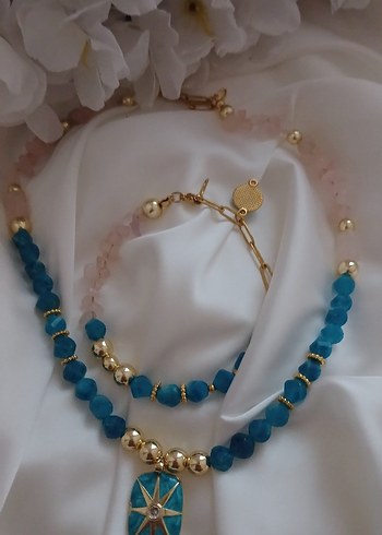 blue penk kolye - Görsel 2