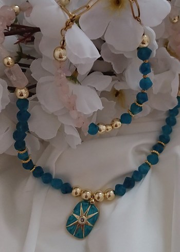 blue penk kolye - Görsel 4