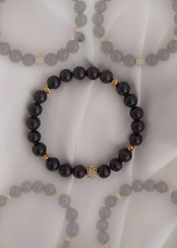 granat lal taşı bileklik - Görsel 4