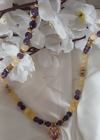 yellow kolye - Görsel 4